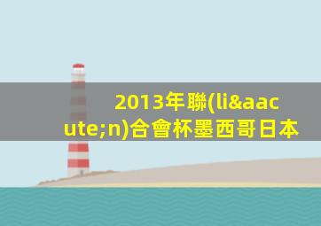 2013年聯(lián)合會杯墨西哥日本