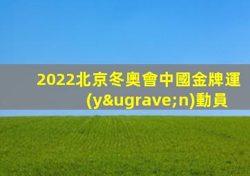 2022北京冬奧會中國金牌運(yùn)動員