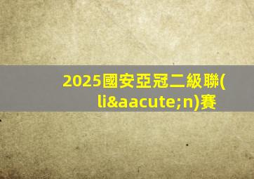 2025國安亞冠二級聯(lián)賽