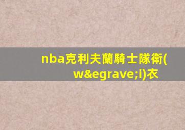 nba克利夫蘭騎士隊衛(wèi)衣