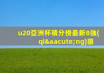 u20亞洲杯積分榜最新8強(qiáng)圖