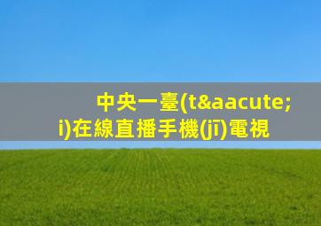 中央一臺(tái)在線直播手機(jī)電視