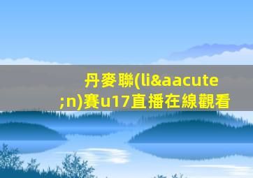 丹麥聯(lián)賽u17直播在線觀看
