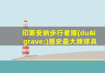 印第安納步行者隊(duì)歷史最大牌球員