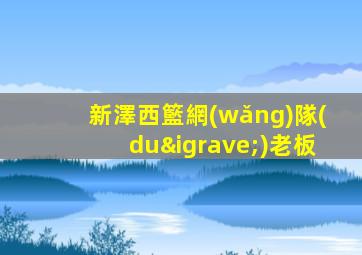 新澤西籃網(wǎng)隊(duì)老板