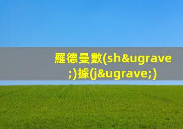 羅德曼數(shù)據(jù)