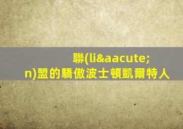 聯(lián)盟的驕傲波士頓凱爾特人