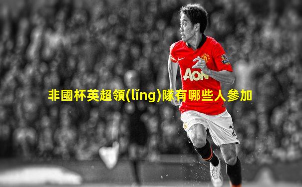 非國杯英超領(lǐng)隊有哪些人參加